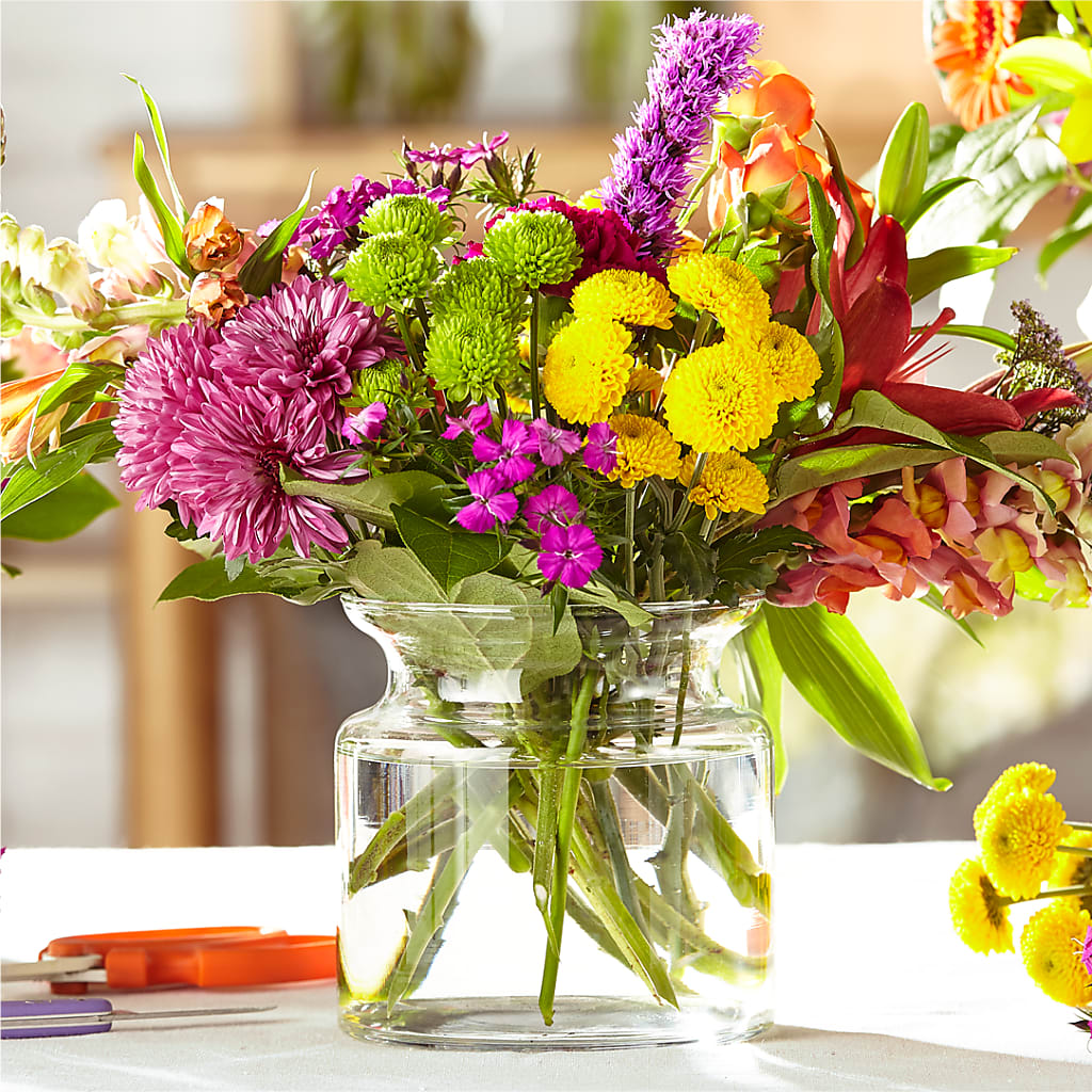 Bold & Bright – A Honeybee Original flower arrangement by Honeybee Floral