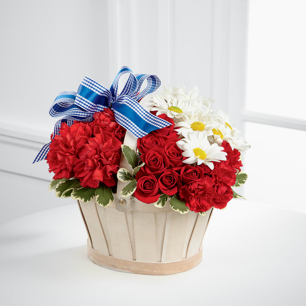 Justice Basket flower arrangement by Honeybee Floral