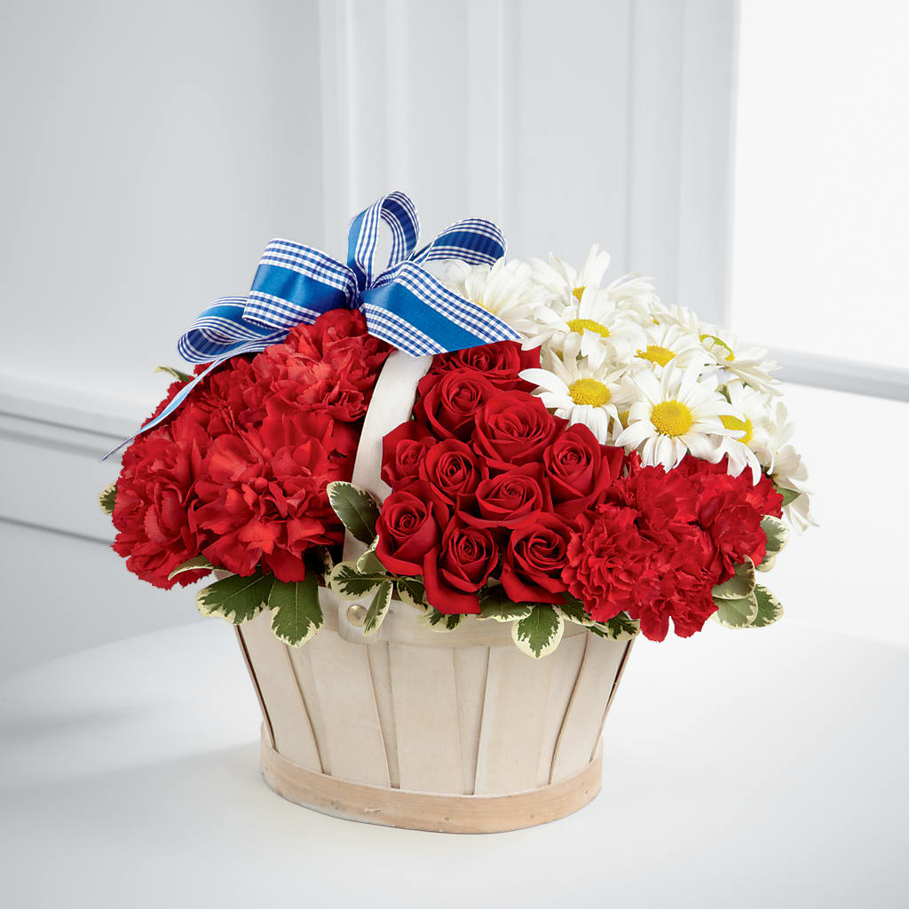 Justice Basket flower arrangement by Honeybee Floral