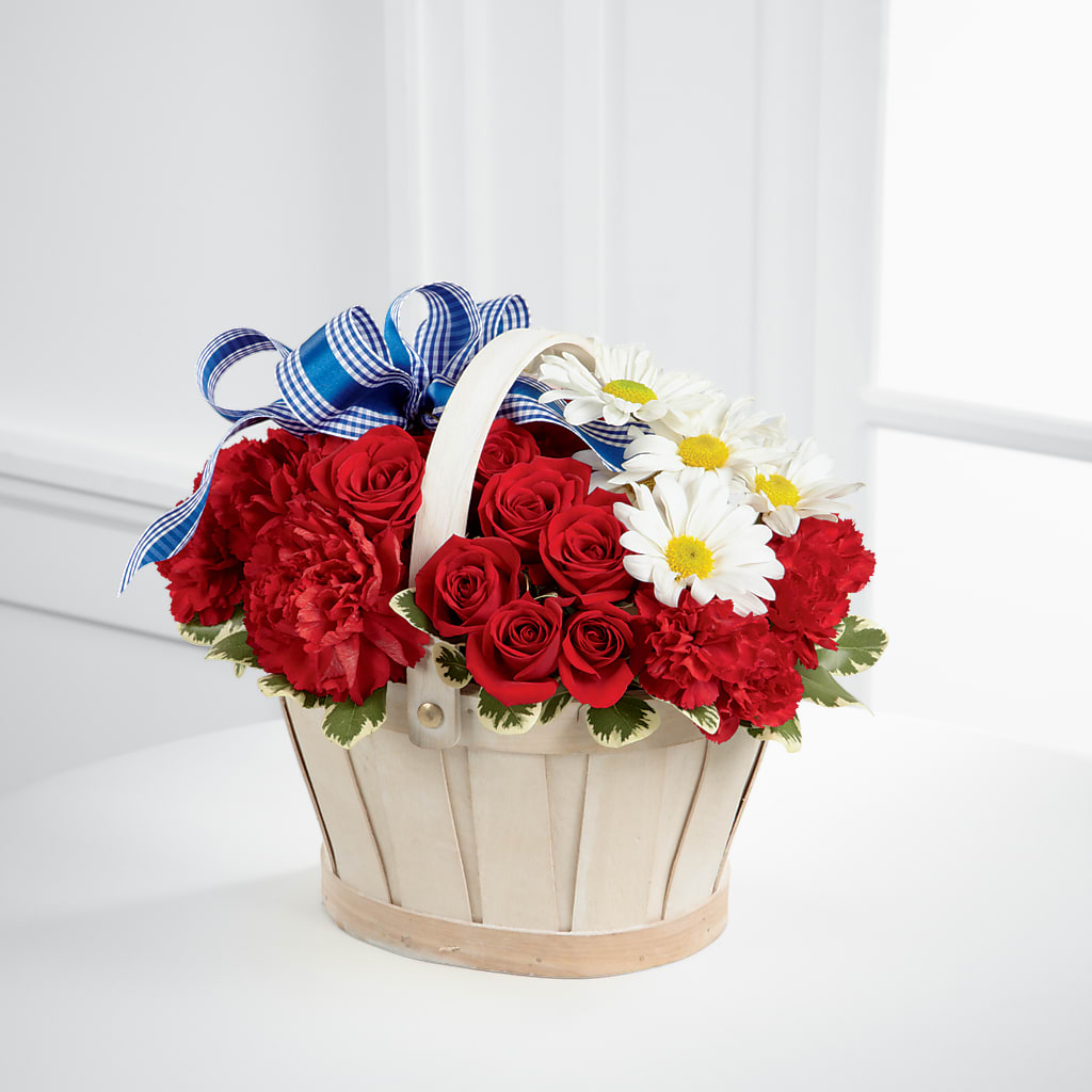 Justice Basket flower arrangement by Honeybee Floral