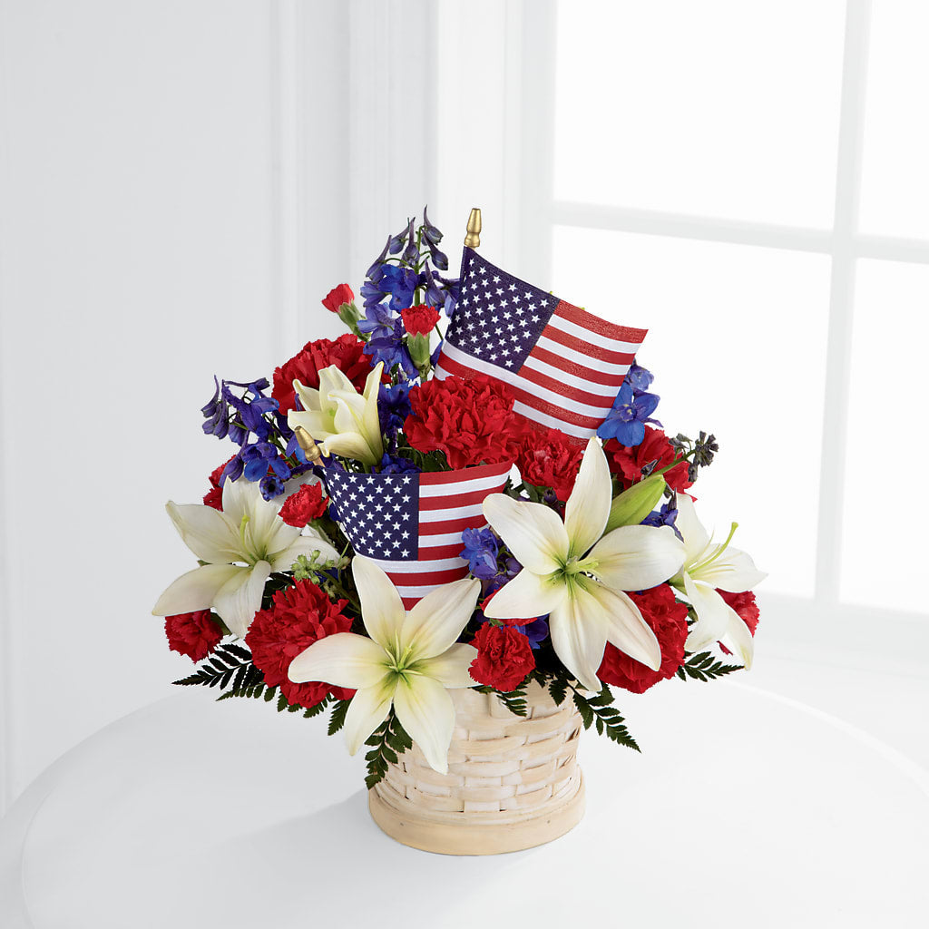 American Glory Bouquet flower arrangement by Honeybee Floral