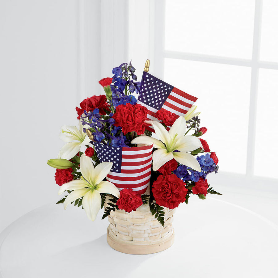 American Glory Bouquet flower arrangement by Honeybee Floral
