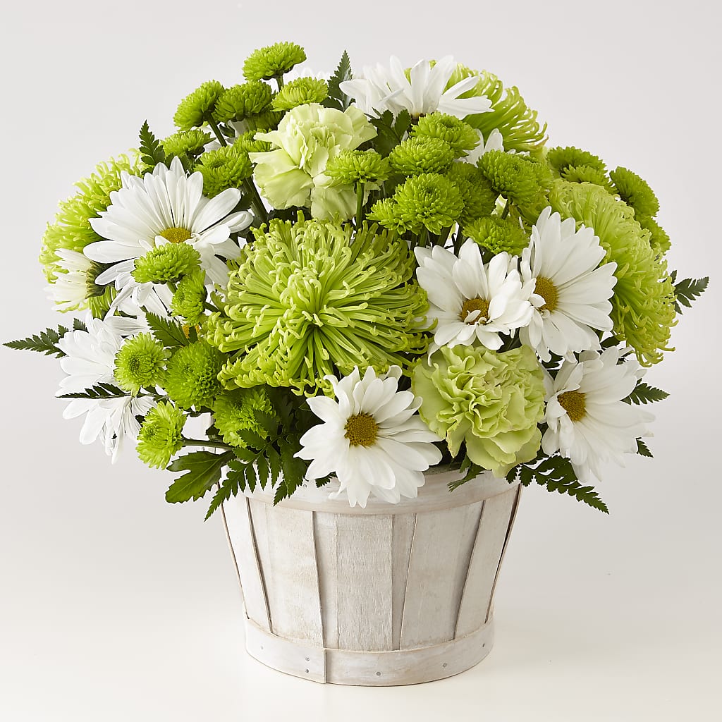 Lucky Charm Basket (Standard) flower arrangement by Honeybee Floral