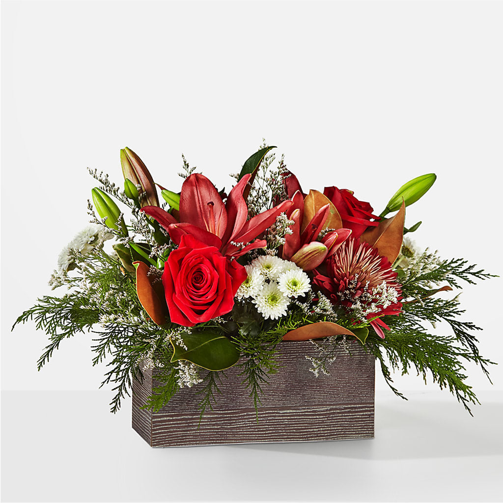 Christmas Break Bouquet flower arrangement by Honeybee Floral