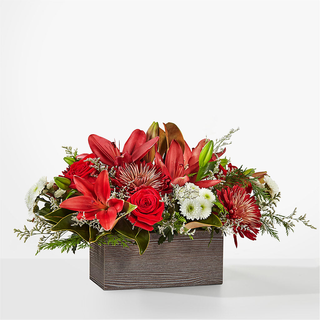 Christmas Break Bouquet flower arrangement by Honeybee Floral
