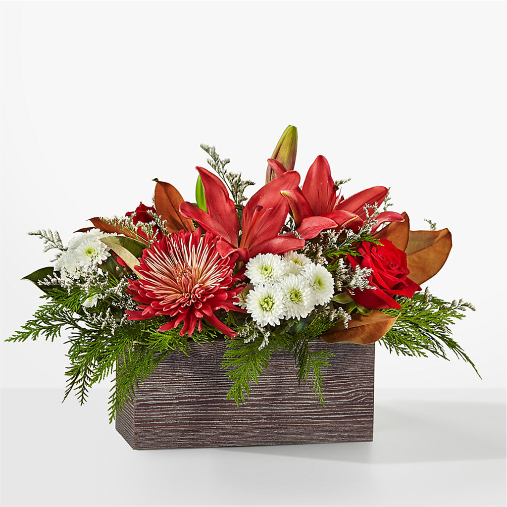 Christmas Break Bouquet flower arrangement by Honeybee Floral