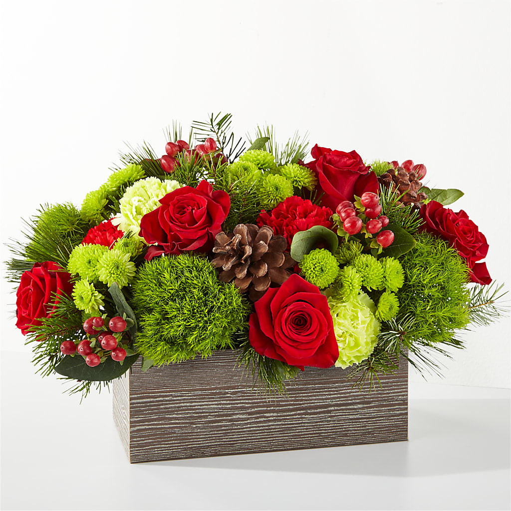 Bundled Up Bouquet flower arrangement by Honeybee Floral