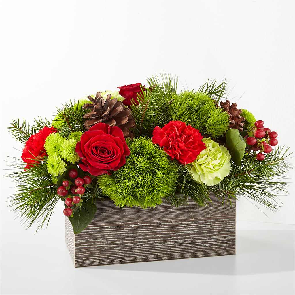 Bundled Up Bouquet flower arrangement by Honeybee Floral