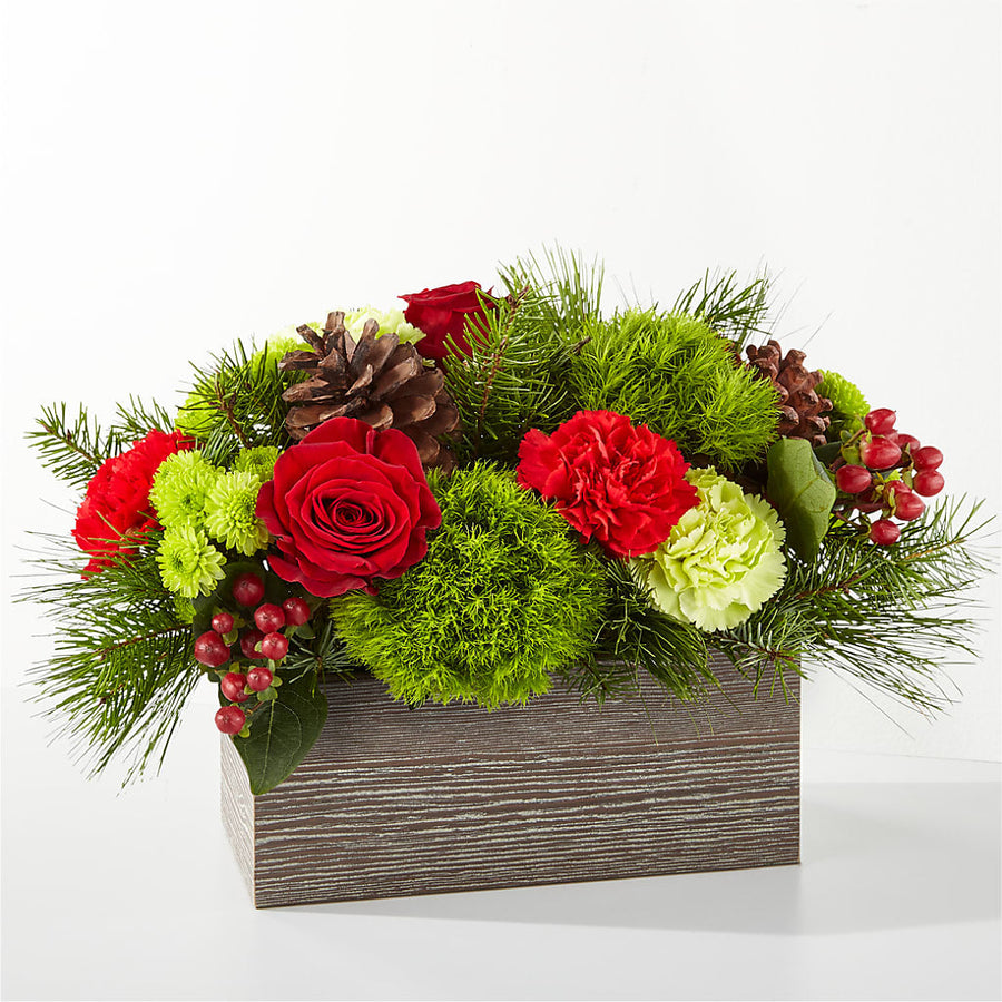 Bundled Up Bouquet flower arrangement by Honeybee Floral