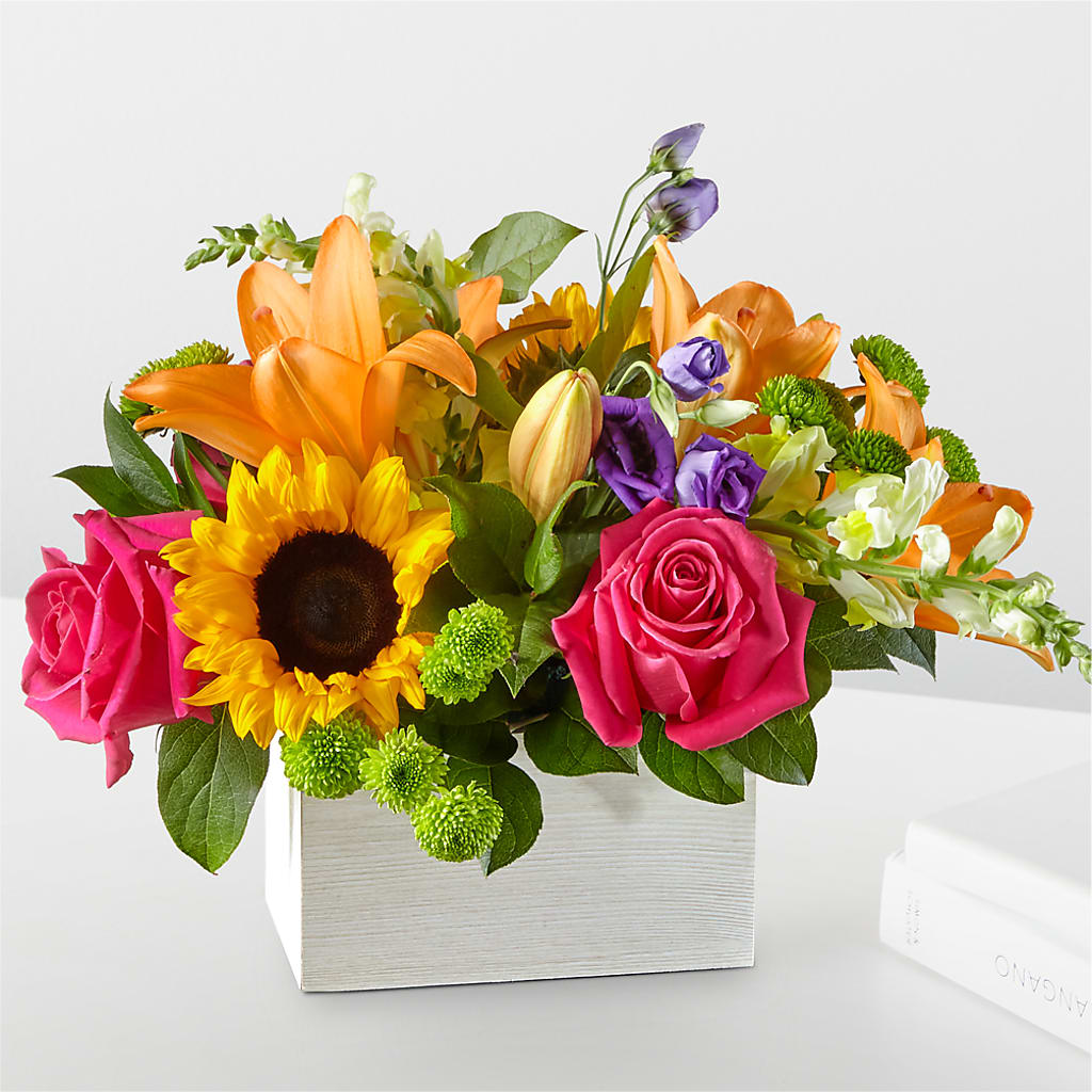 Best Day Box Bouquet flower arrangement by Honeybee Floral