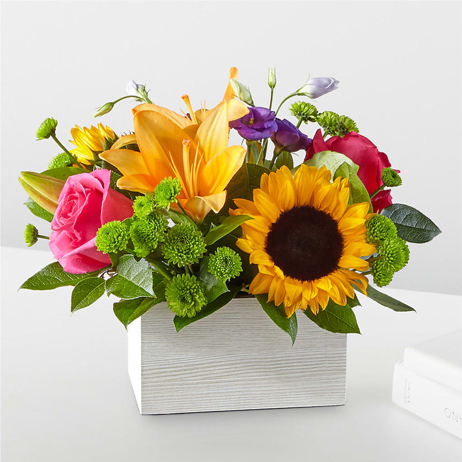 Best Day Box Bouquet flower arrangement by Honeybee Floral
