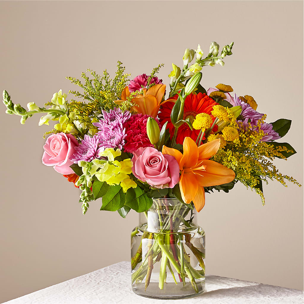 Party Punch Bouquet flower arrangement by Honeybee Floral