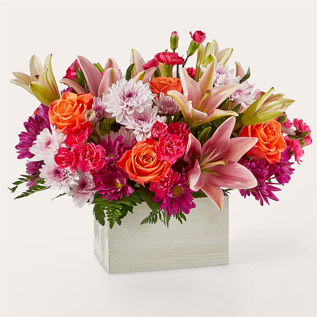 Light of My Life Box Bouquet flower arrangement by Honeybee Floral