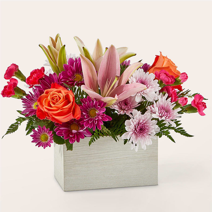 Light of My Life Box Bouquet flower arrangement by Honeybee Floral