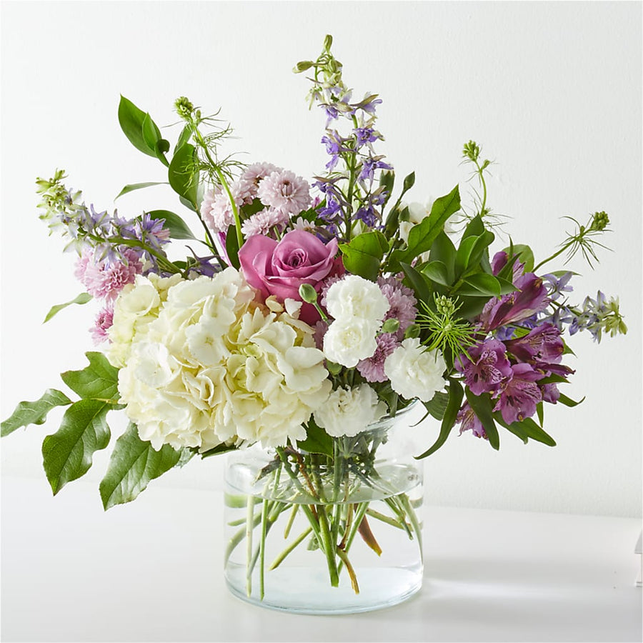 Violet Caress Bouquet flower arrangement by Honeybee Floral