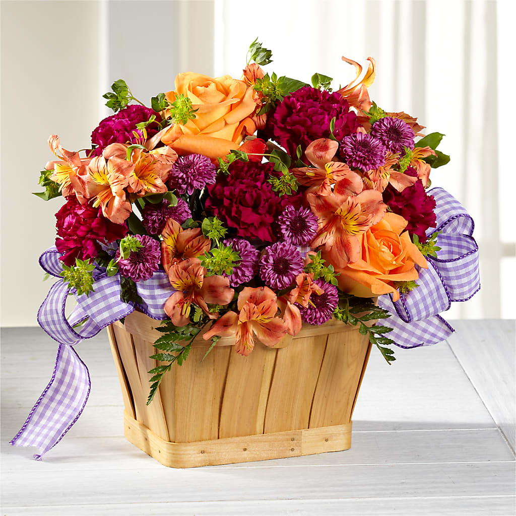 New Dream Basket flower arrangement by Honeybee Floral