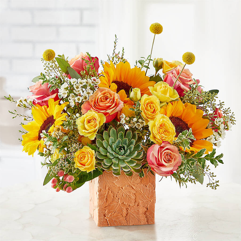 Sunflower Season Bouquet flower arrangement by Honeybee Floral