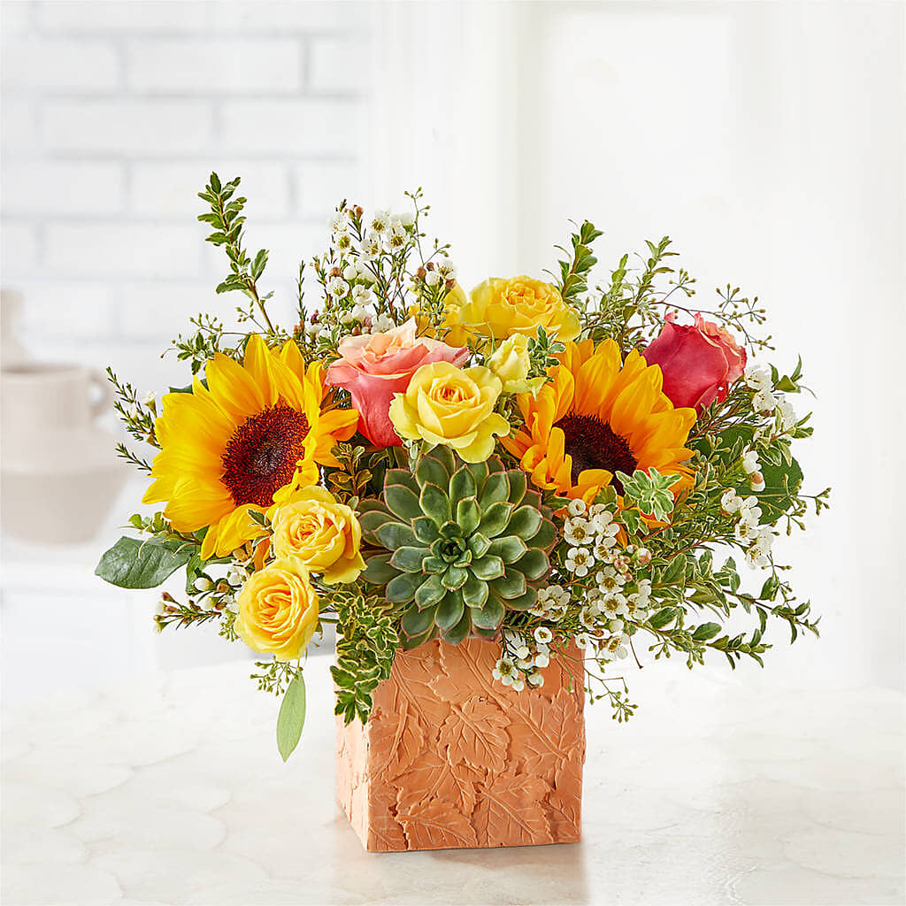Sunflower Season Bouquet flower arrangement by Honeybee Floral