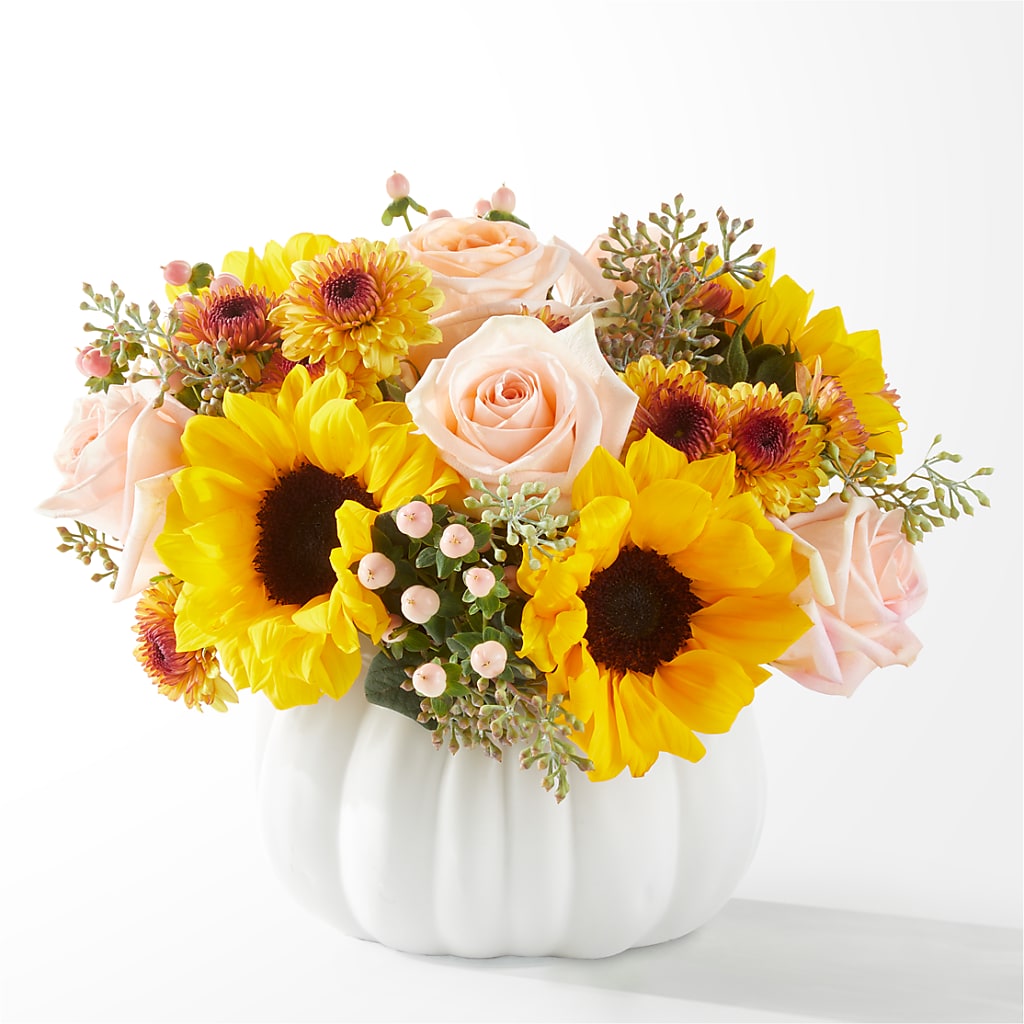 Pumpkin to Talk About Bouquet flower arrangement by Honeybee Floral