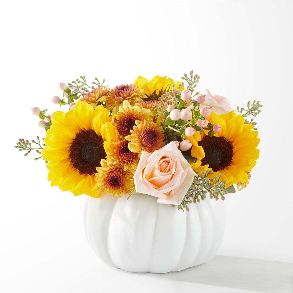 Pumpkin to Talk About Bouquet flower arrangement by Honeybee Floral
