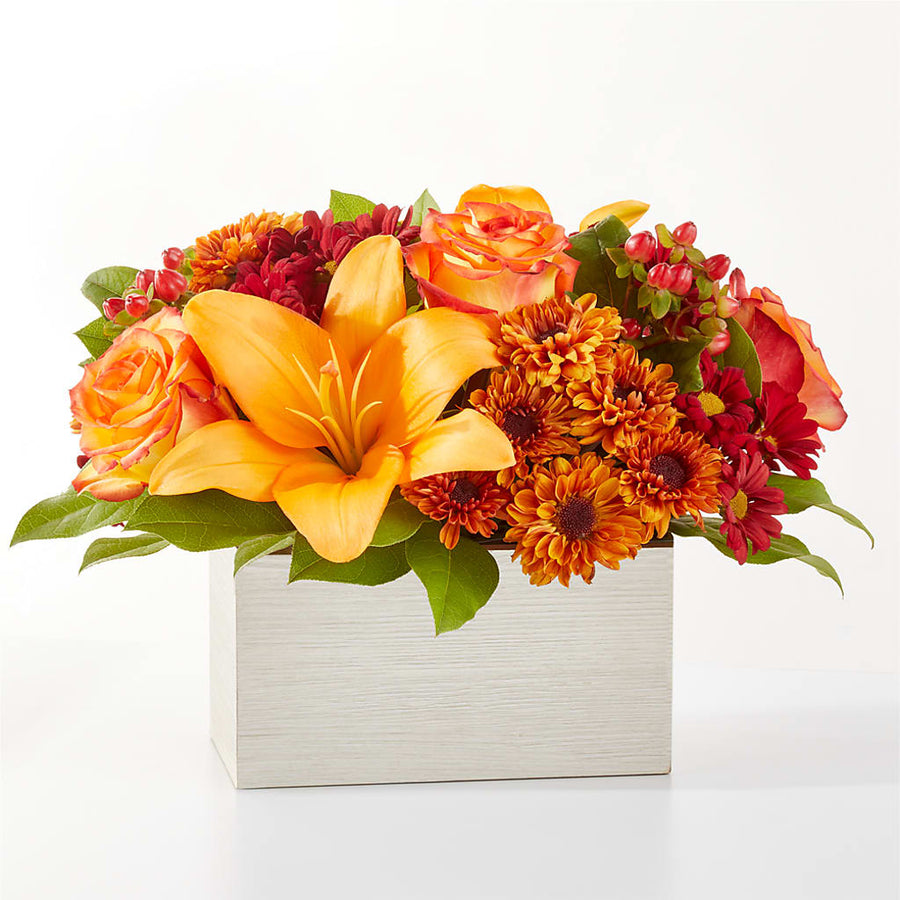 Backyard Bonfire Bouquet flower arrangement by Honeybee Floral