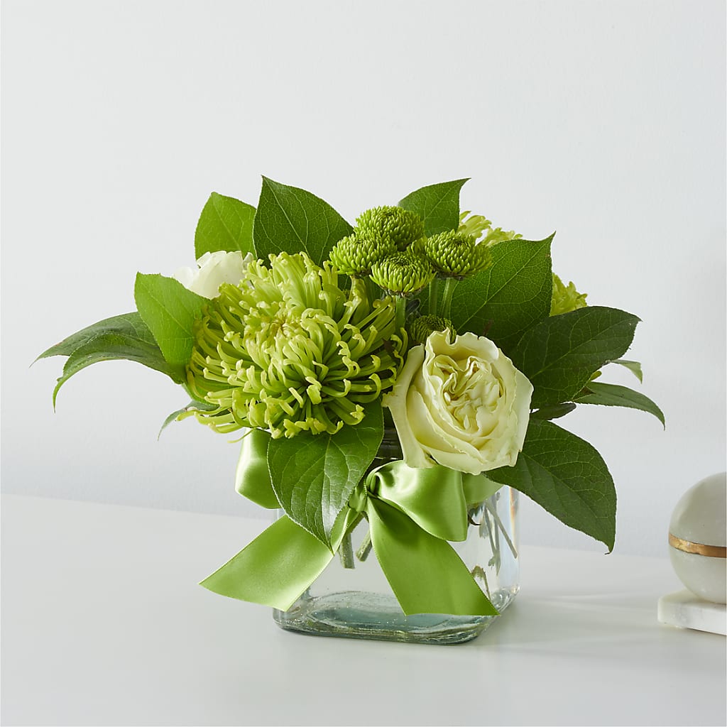 Emerald Forest Bouquet flower arrangement by Honeybee Floral