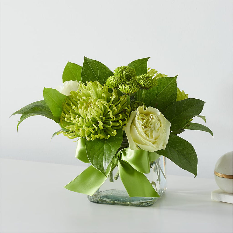 Emerald Forest Bouquet flower arrangement by Honeybee Floral