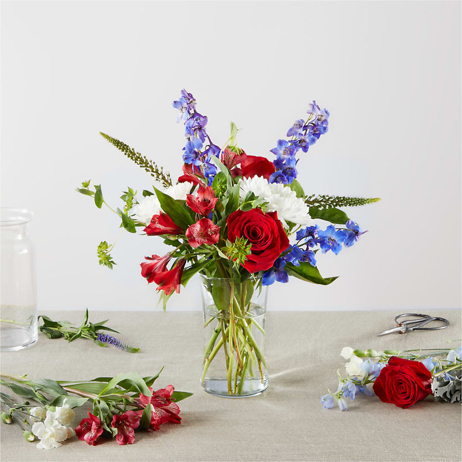Star Spangled - A Honeybee Original flower arrangement by Honeybee Floral