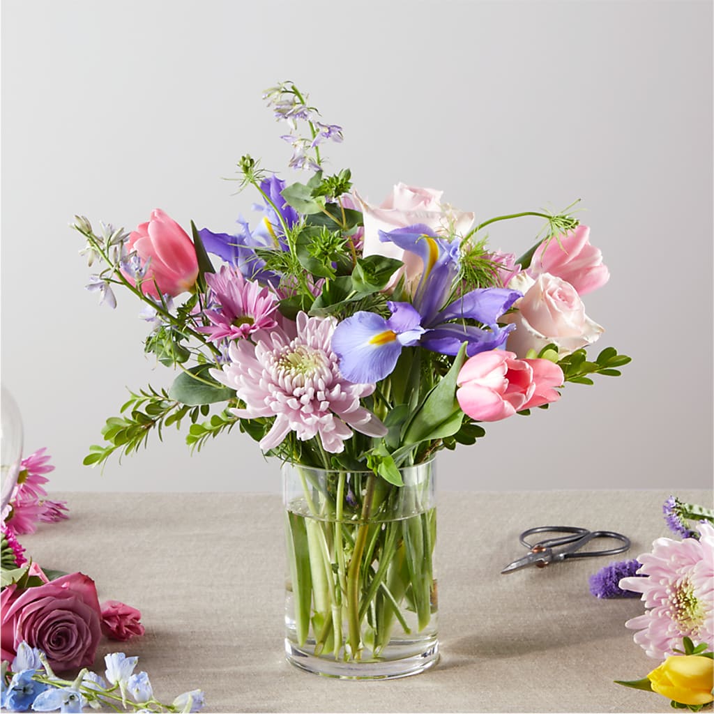 Pastel Tradition - A Honeybee Original flower arrangement by Honeybee Floral