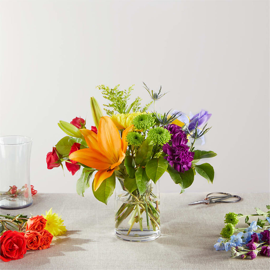 Summer Spectra - A Honeybee Original flower arrangement by Honeybee Floral