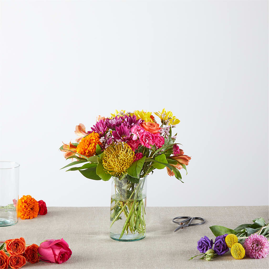 Feast of Color – A Honeybee Original flower arrangement by Honeybee Floral