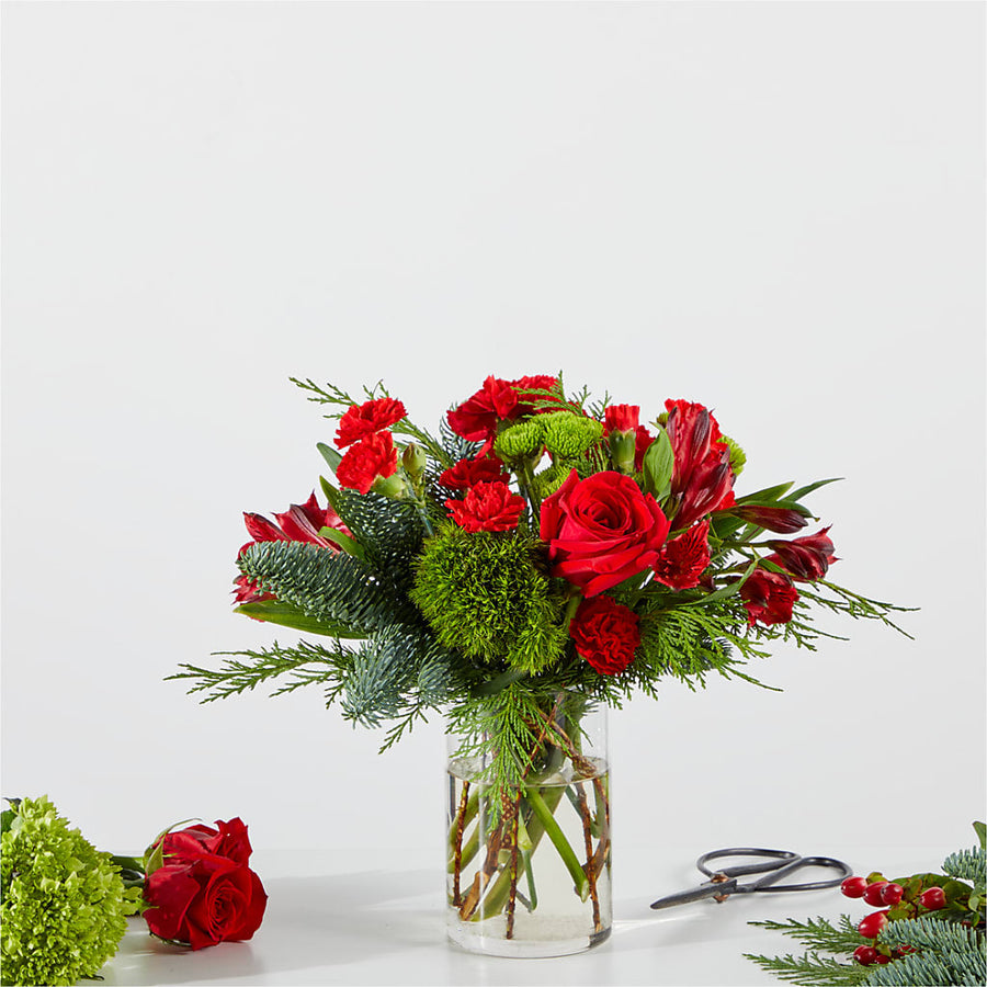 Merry Moment Bouquet – A Honeybee Original flower arrangement by Honeybee Floral