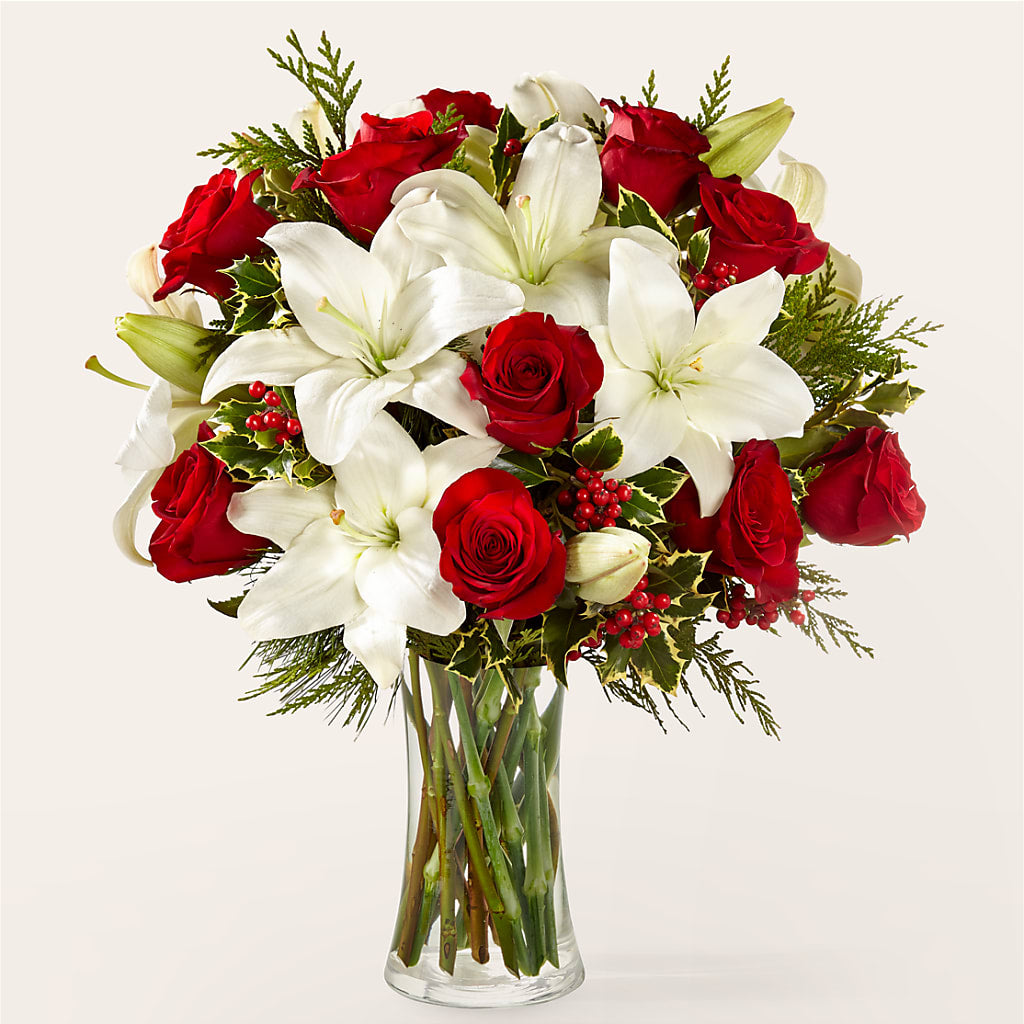 Sparkling Snowflakes Bouquet flower arrangement by Honeybee Floral