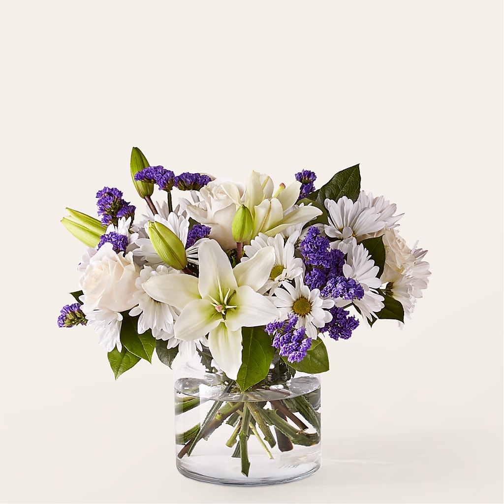 Beyond Blue Bouquet flower arrangement by Honeybee Floral