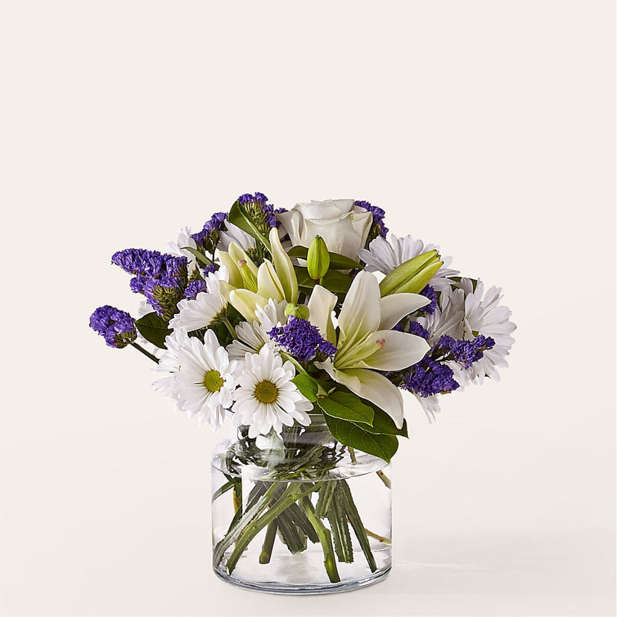 Beyond Blue Bouquet flower arrangement by Honeybee Floral