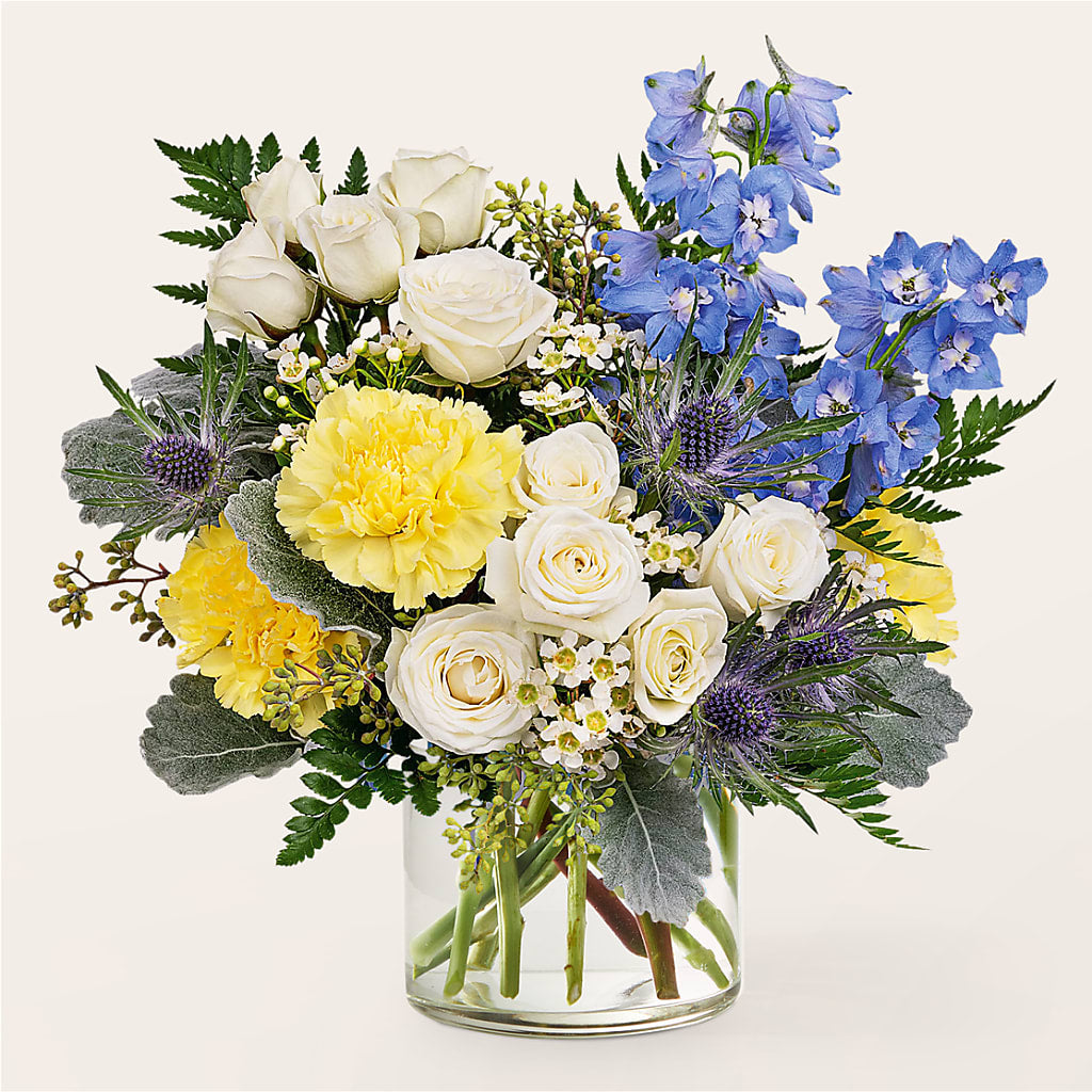 Lemon Sorbet Bouquet flower arrangement by Honeybee Floral