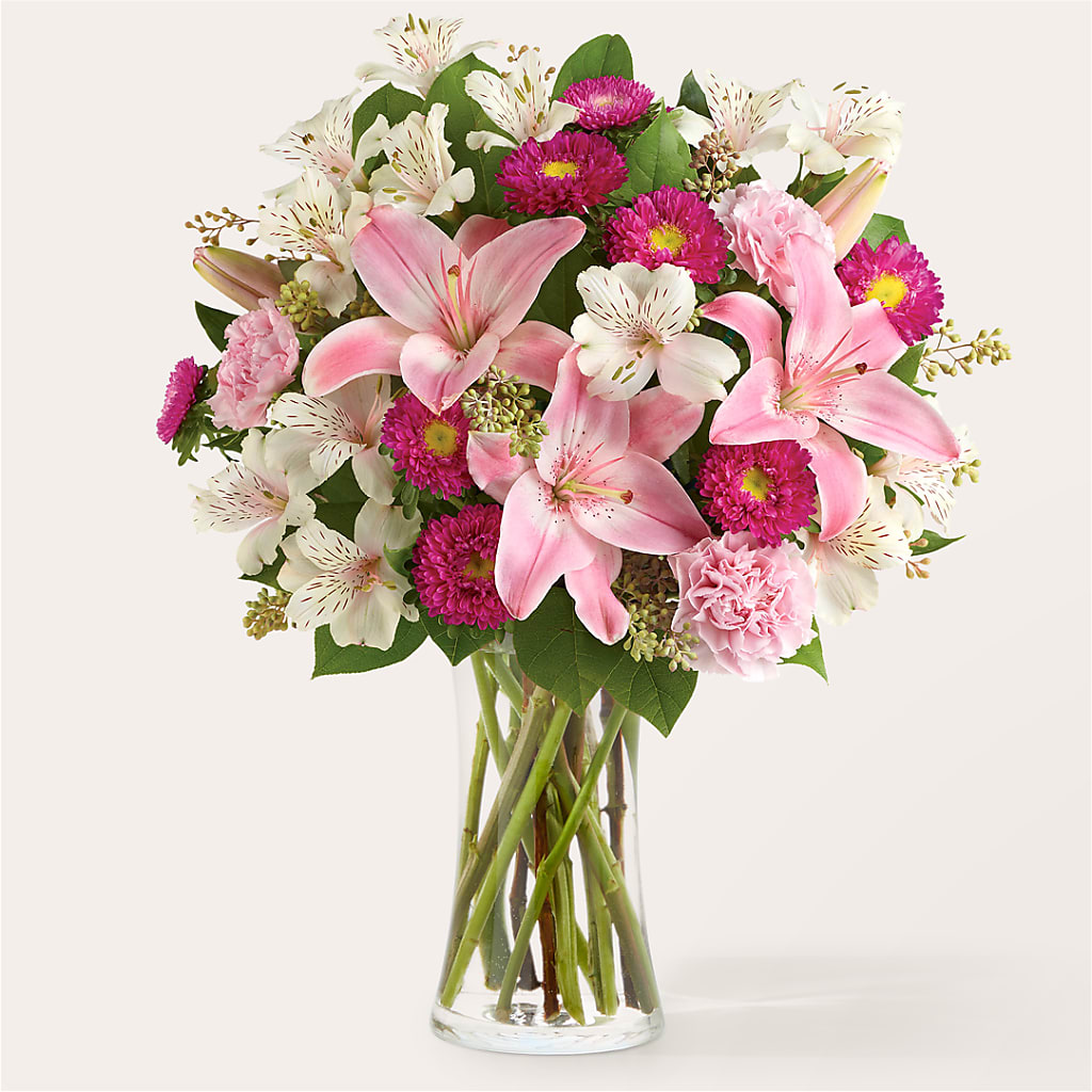 Feeling Fuchsia Bouquet flower arrangement by Honeybee Floral