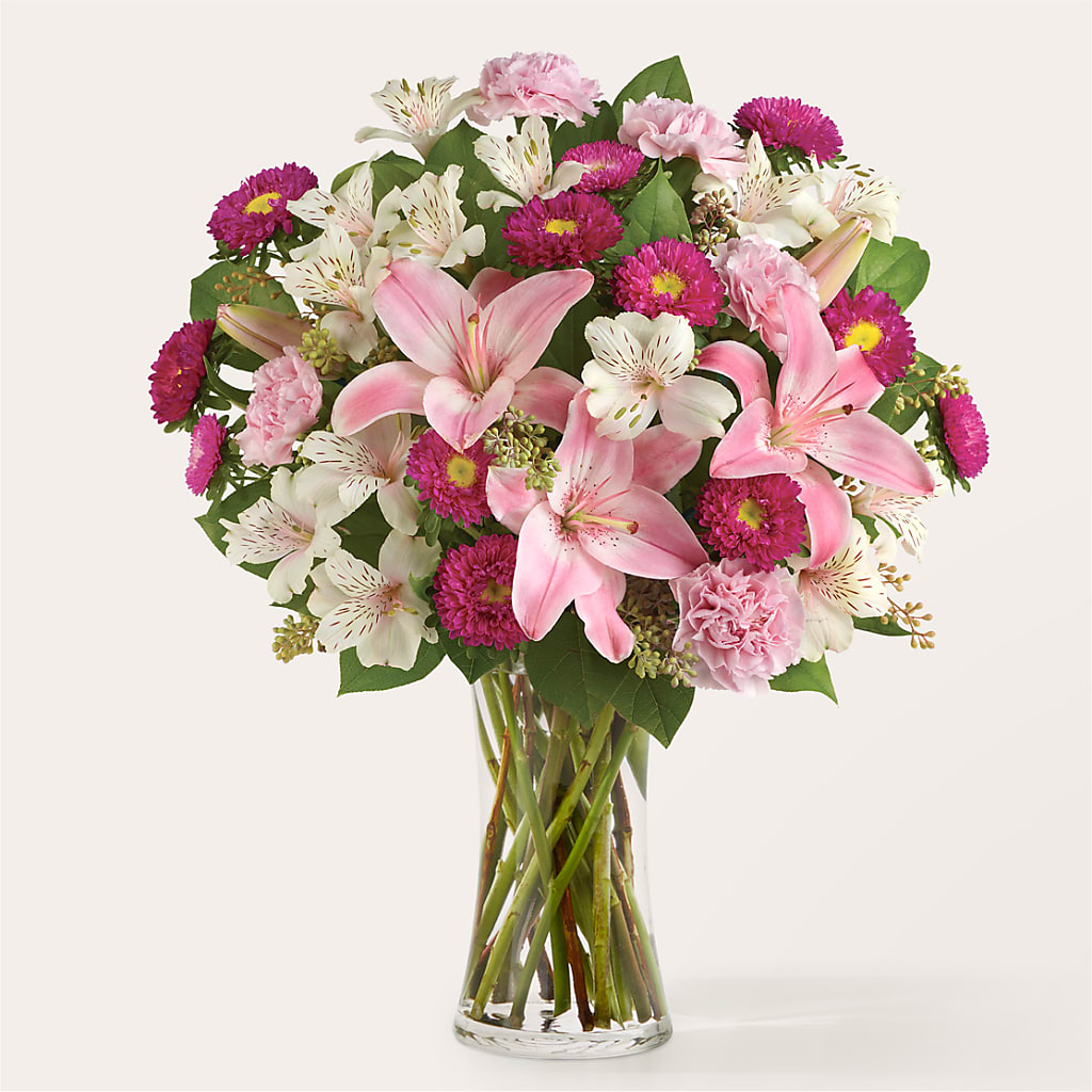 Feeling Fuchsia Bouquet flower arrangement by Honeybee Floral