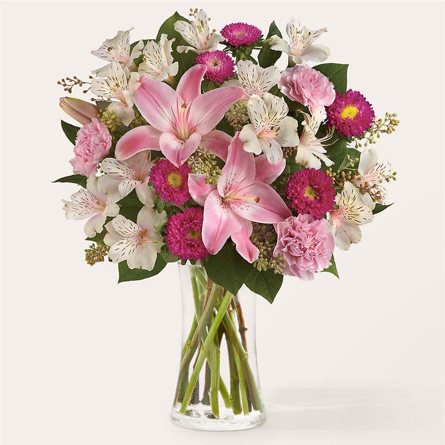 Feeling Fuchsia Bouquet flower arrangement by Honeybee Floral