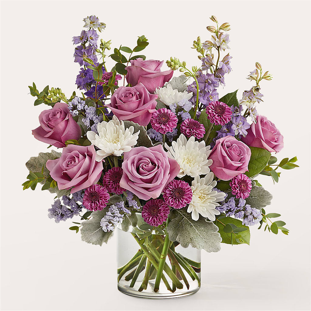 Violet Frost Bouquet flower arrangement by Honeybee Floral