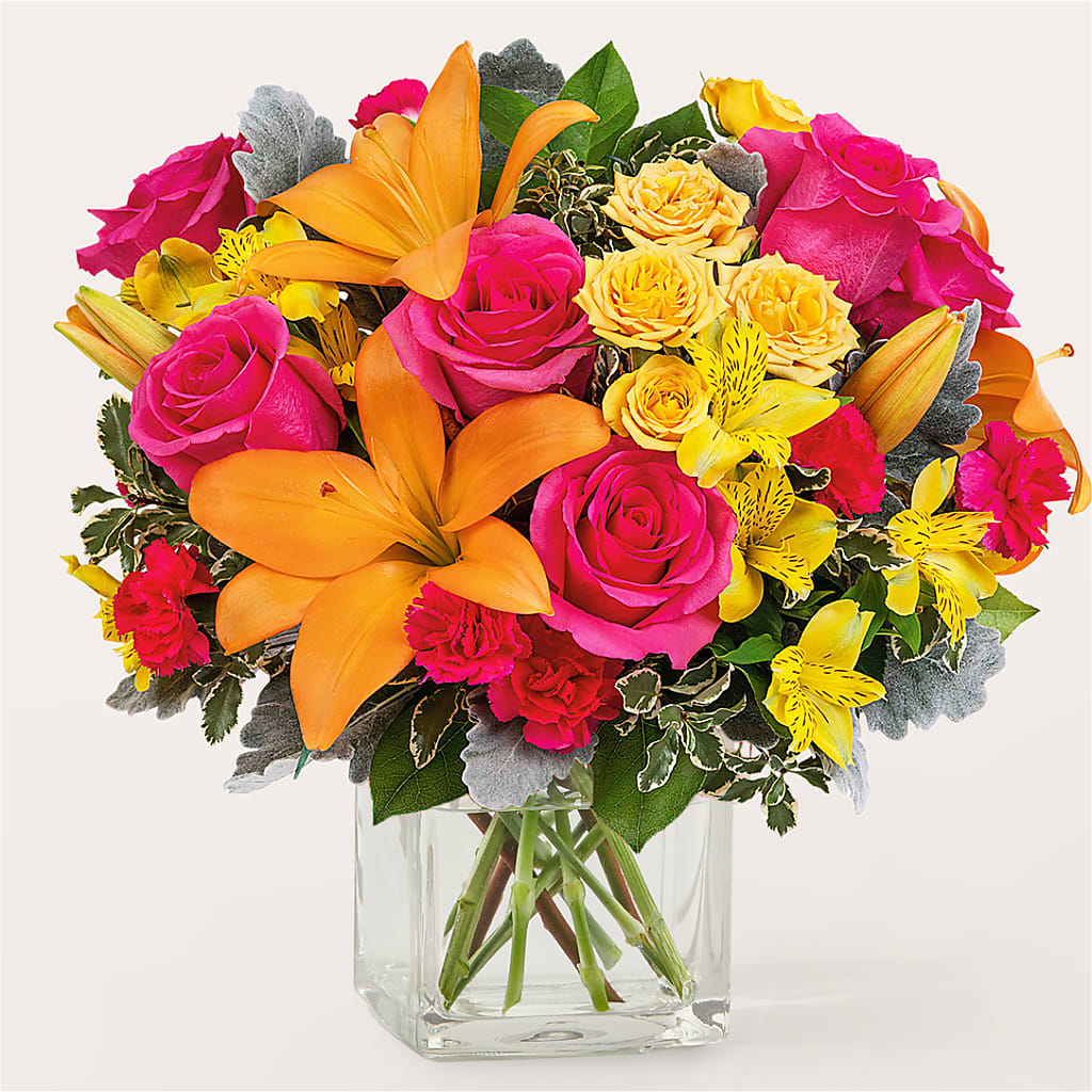 To the Tropics Bouquet flower arrangement by Honeybee Floral