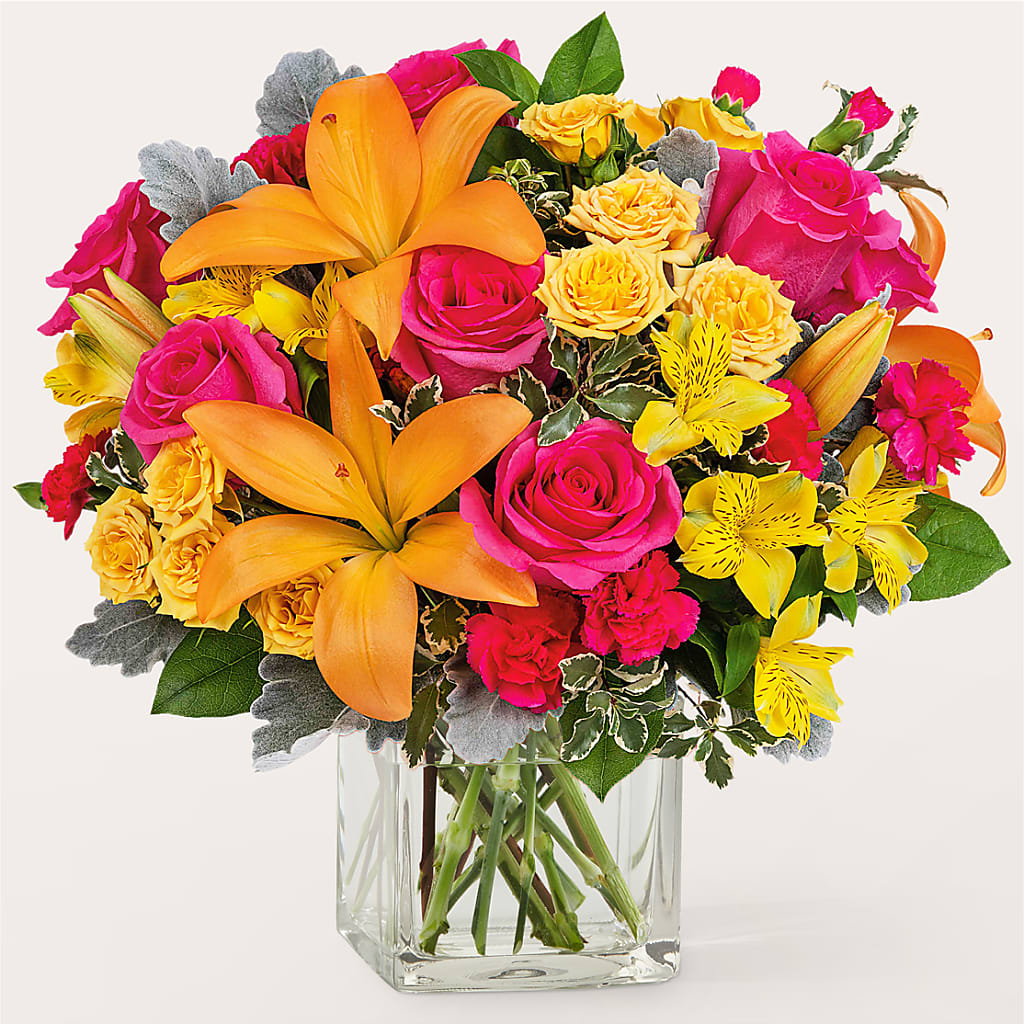 To the Tropics Bouquet flower arrangement by Honeybee Floral
