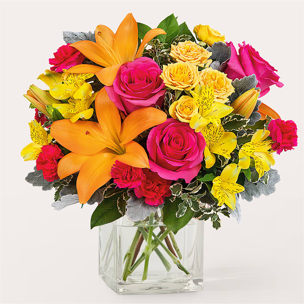 To the Tropics Bouquet flower arrangement by Honeybee Floral