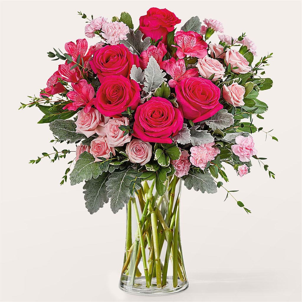 Tickled Pink Bouquet flower arrangement by Honeybee Floral