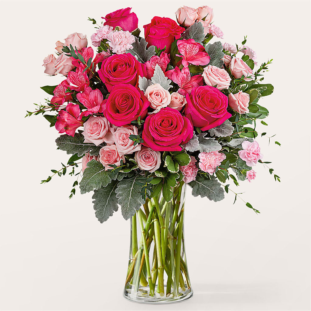 Tickled Pink Bouquet flower arrangement by Honeybee Floral