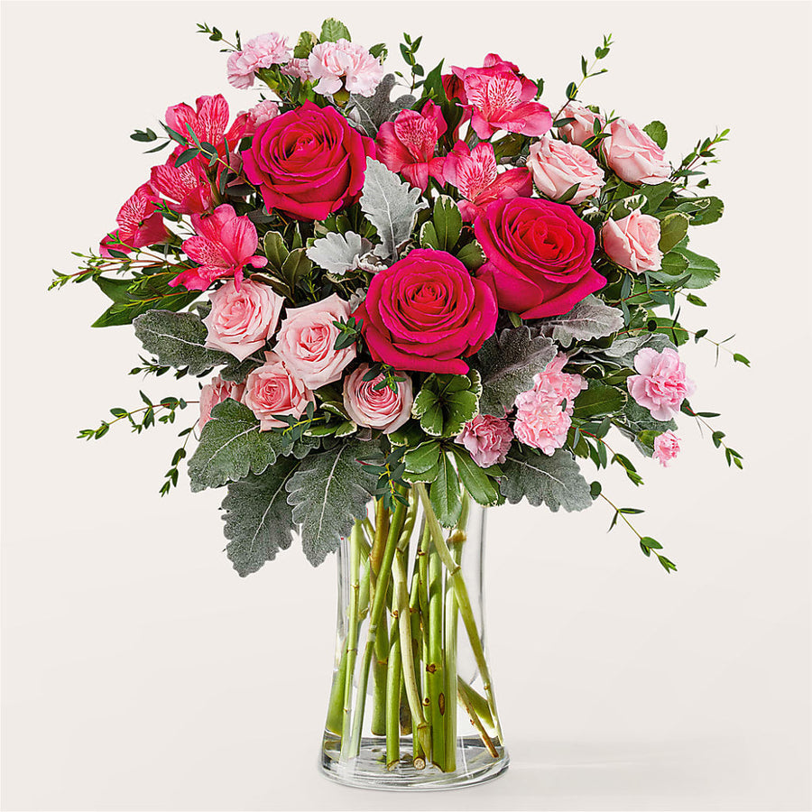 Tickled Pink Bouquet flower arrangement by Honeybee Floral