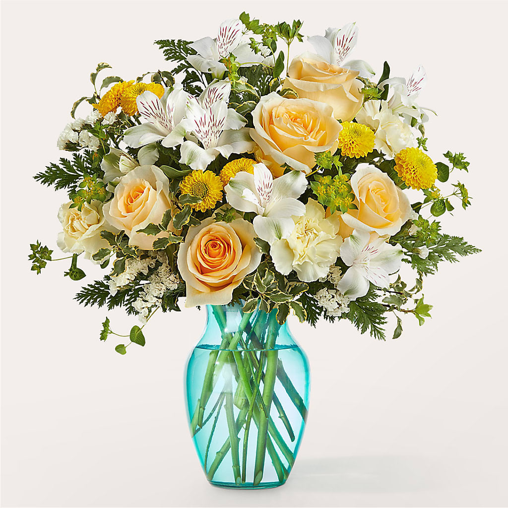 Crisp and Clean Bouquet flower arrangement by Honeybee Floral