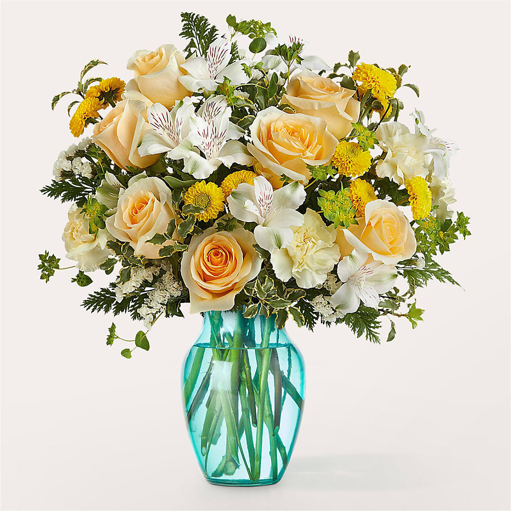 Crisp and Clean Bouquet flower arrangement by Honeybee Floral