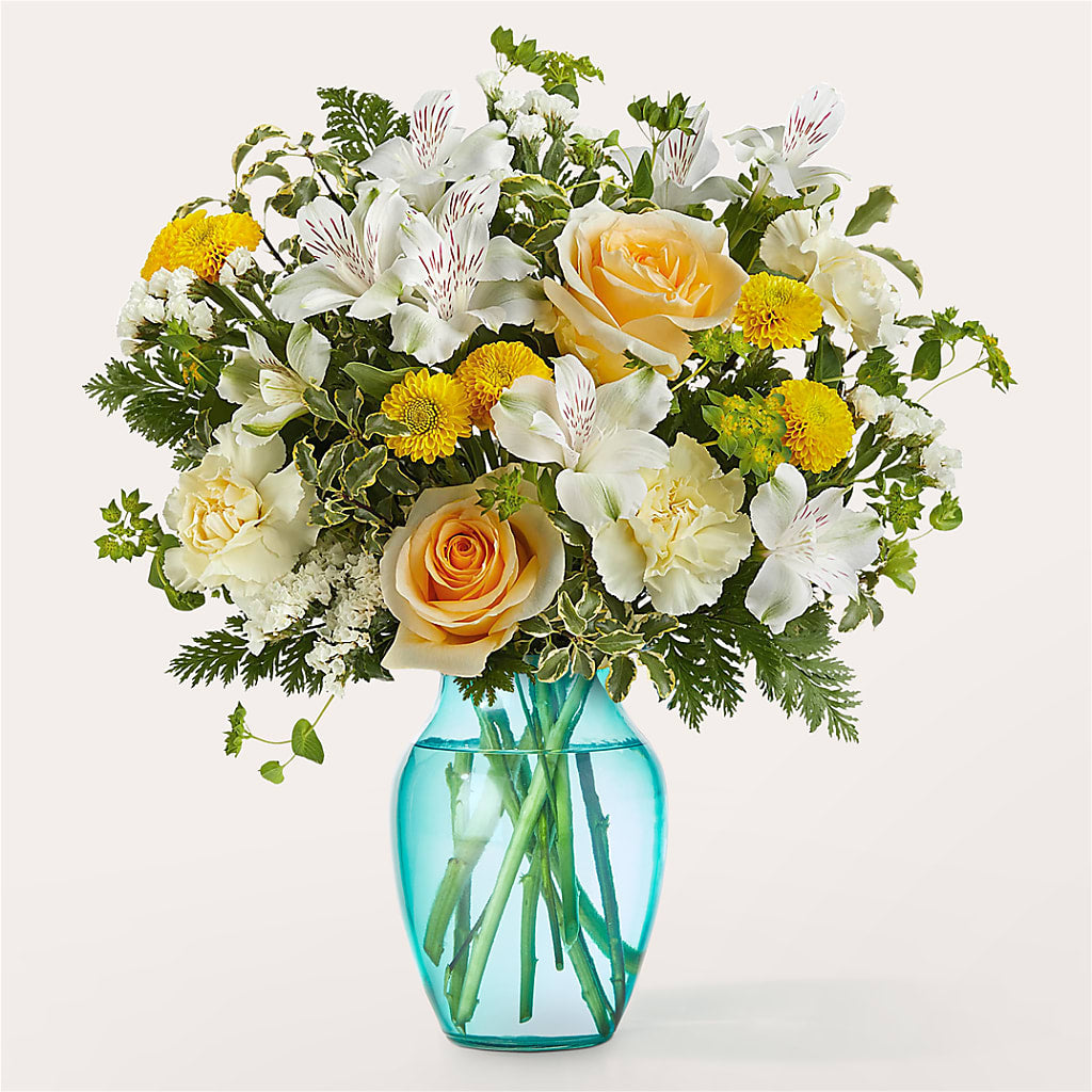 Crisp and Clean Bouquet flower arrangement by Honeybee Floral