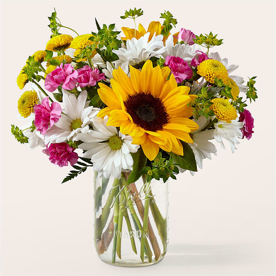 Aglow Bouquet flower arrangement by Honeybee Floral